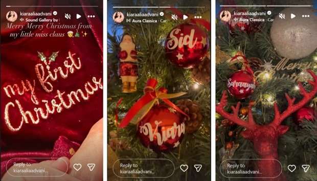 Kiara Advani, Sidharth Malhotra celebrate Baby Saaraya&rsquo;s first Christmas&mdash;Inside their stylish family moment