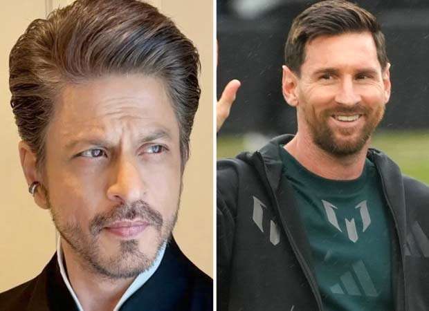 Shah Rukh Khan arrives in Kolkata with son AbRam ahead of meeting with Lionel Messi : Bollywood News - Bollywood Hungama