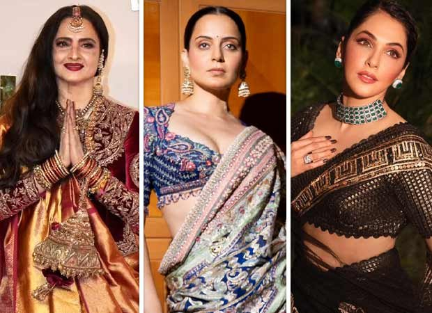 World Saree Day 2025: Rekha, Kangana Ranaut, Isha Koppikar, Kareena Kapoor and Samantha prove sarees are the ultimate power statement 2025 : Bollywood News - Bollywood Hungama