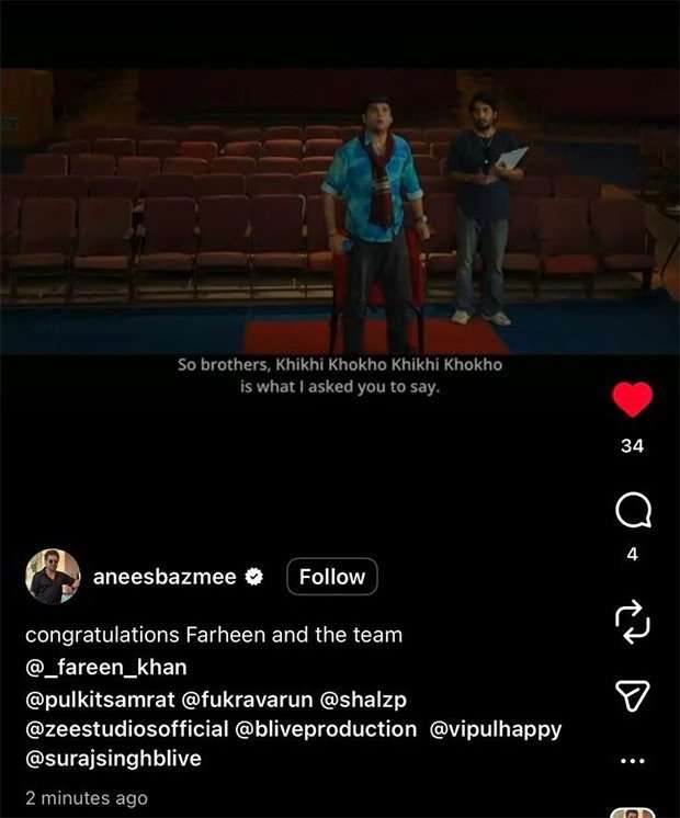 Comedy king Anees Bazmee, Kriti Sanon, Bobby Deol’s shoutout adds to the growing buzz around Rahu Ketu : Bollywood News - Bollywood Hungama