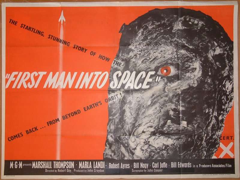 FIRST MAN INTO SPACE Sci-fi horror - free online - MOVIES & MANIA