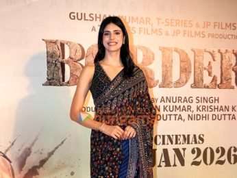 Photos: Sunny Deol, Varun Dhawan, Suniel Shetty, Sonam Bajwa and others grace the premiere of Border 2 | Parties & Events - Bollywood Hungama