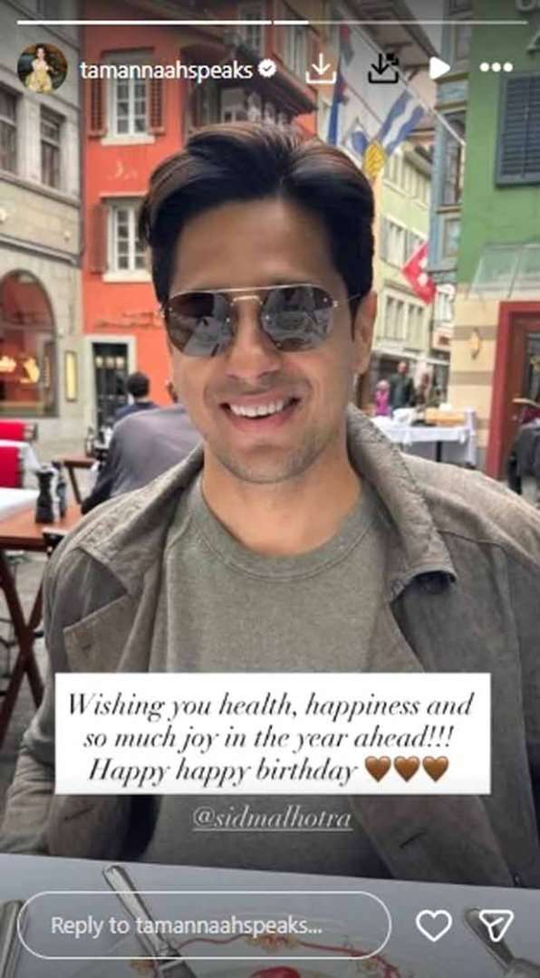VVAN: Force of the Forest makers and Tamannaah Bhatia wish Sidharth Malhotra on his birthday