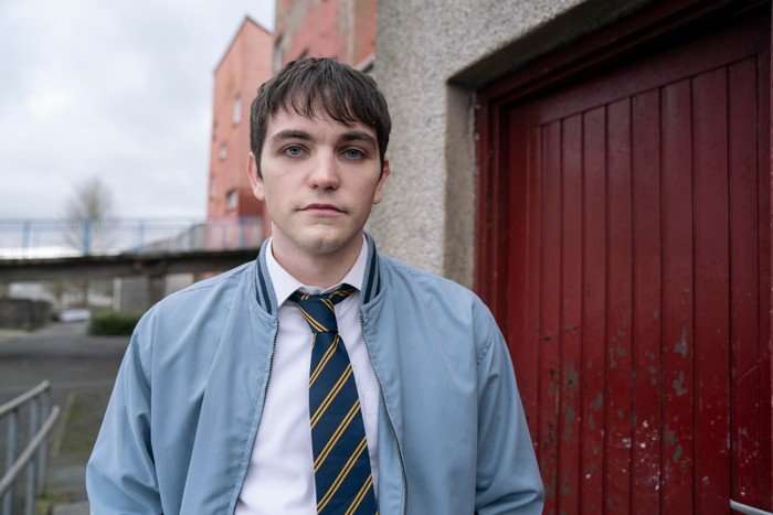 Scot Greenan as John in Half Man, wearing