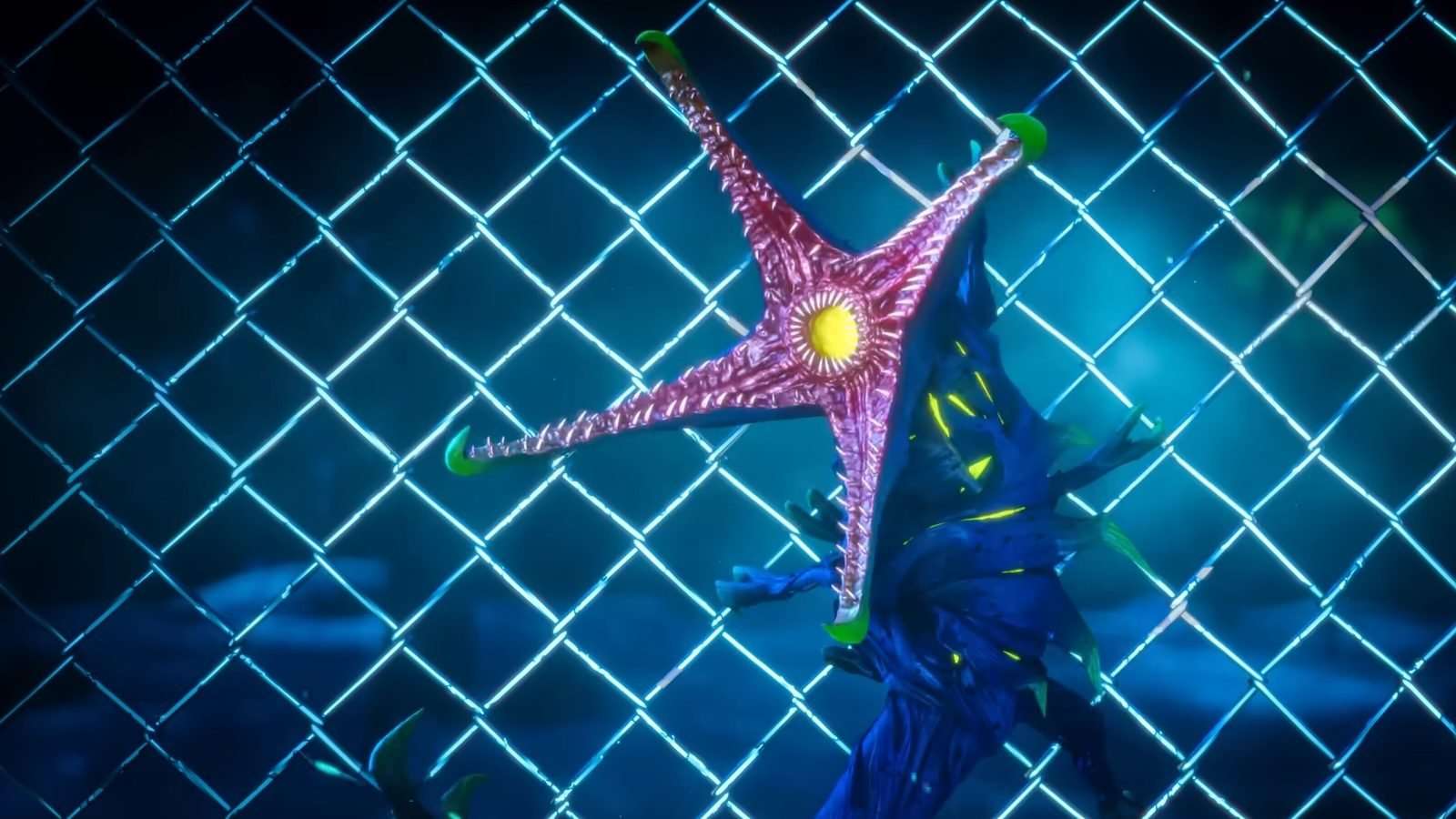 A monster opening its mouth in Stranger Things Tales From '85.