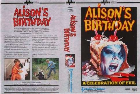 ALISON'S BIRTHDAY Aussie horror - free on Tubi and YouTube - MOVIES & MANIA