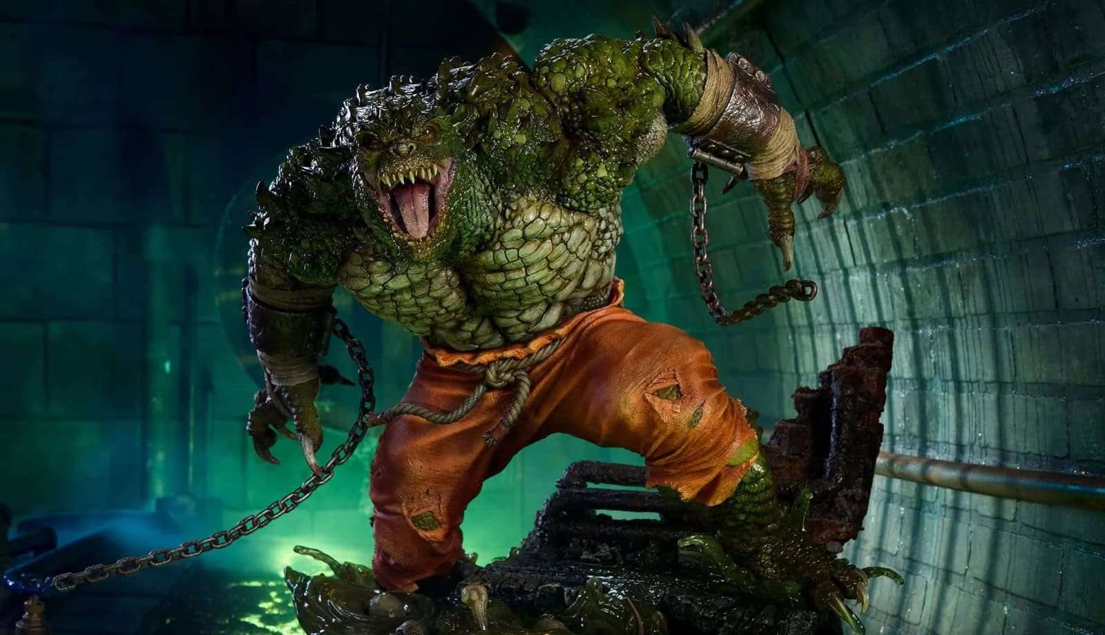 Batman villain Killer Croc gets a Premium Format Figure from Sideshow