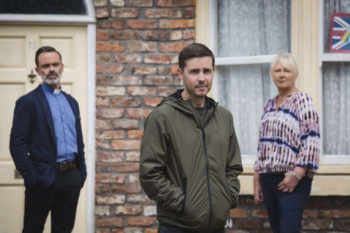 Gareth Pierce Corrie Todd Grimshaw in Coronation Street