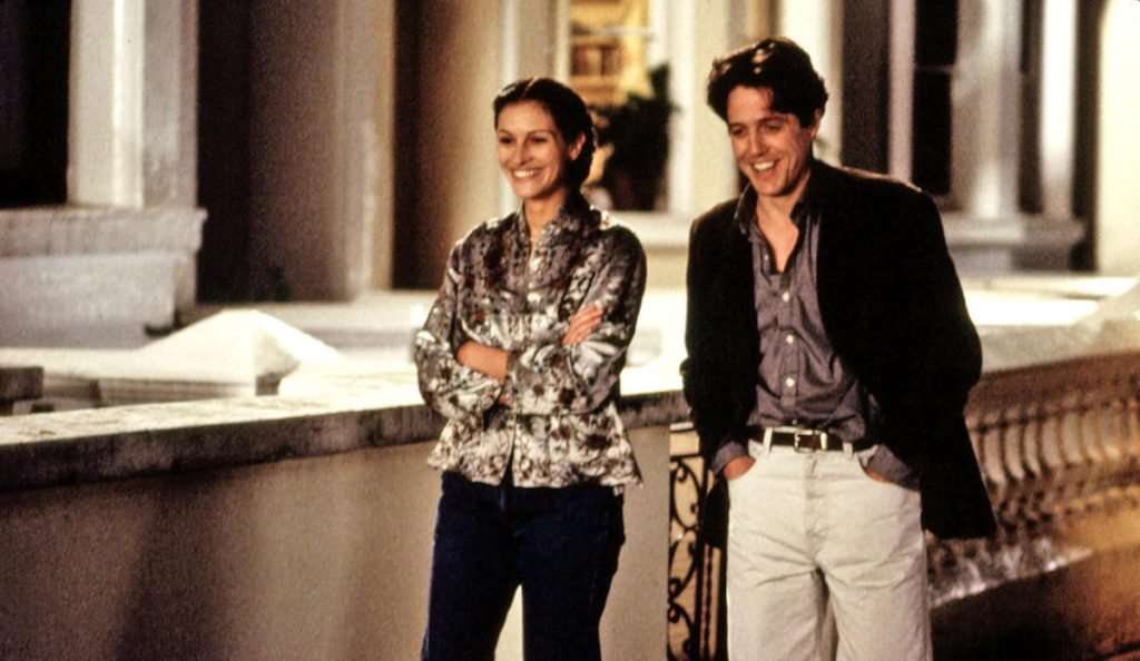 Julia Roberts and Hugh Grant in Notting Hill