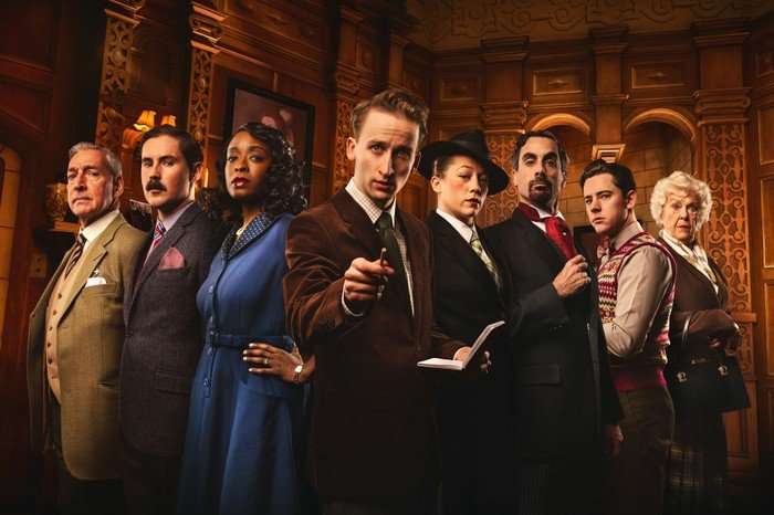 The Mousetrap full cast standing next to each other