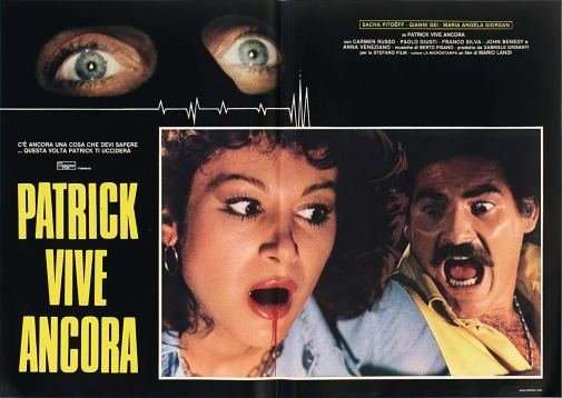 PATRICK STILL LIVES Sleazy Italian sci-fi horror - review and free on YouTube - MOVIES & MANIA