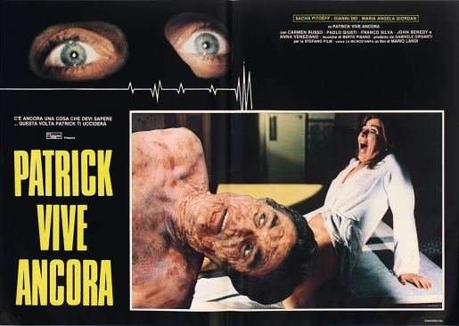 PATRICK STILL LIVES Sleazy Italian sci-fi horror - review and free on YouTube - MOVIES & MANIA