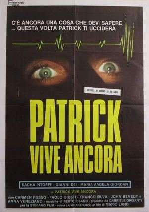 PATRICK STILL LIVES Sleazy Italian sci-fi horror - review and free on YouTube - MOVIES & MANIA