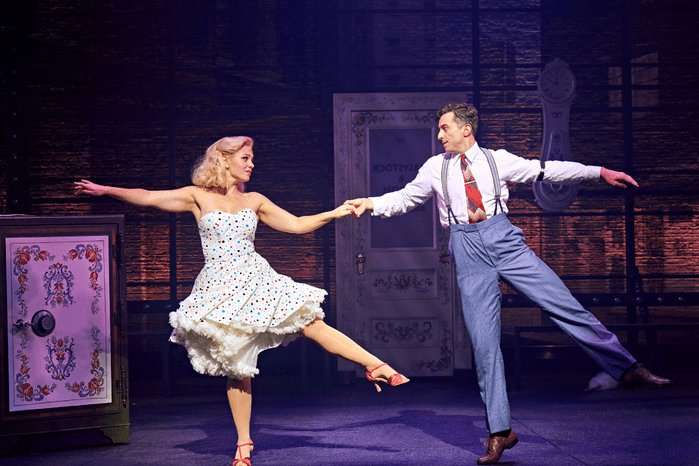 Joanna Woodward (Ulla) and Marc Antolin (Leo Bloom)