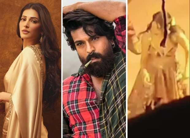 Peddi: Shruti Haasan shoots with Ram Charan for a special song; her gold-clad look gets leaked sparking buzz
