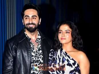 Photos: Ayushmann Khurrana, Sara Ali Khan, Rakul Preet Singh, Wamiqa Gabbi and others snapped during the song shoot of their film Pati Patni Aur Woh Do