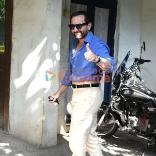 Photos: Saif Ali Khan snapped at dubbing studio in Bandra