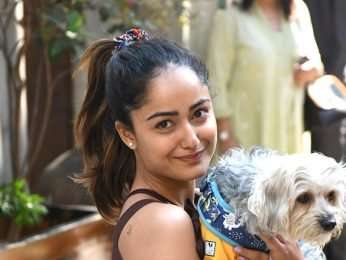 Photos: Tridha Choudhary snapped outside a salon in Bandra