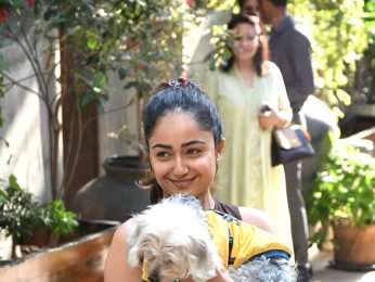 Photos: Tridha Choudhary snapped outside a salon in Bandra