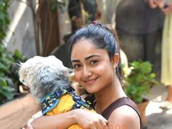 Photos: Tridha Choudhary snapped outside a salon in Bandra