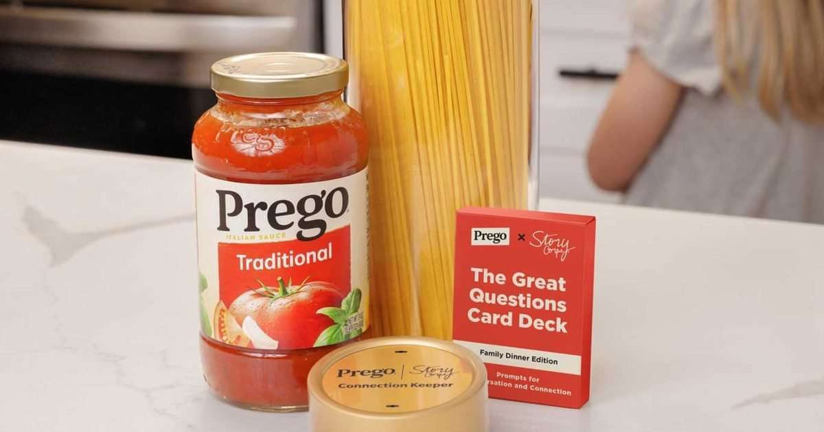 Prego put down the pasta and made a $20 device to record your family dinners