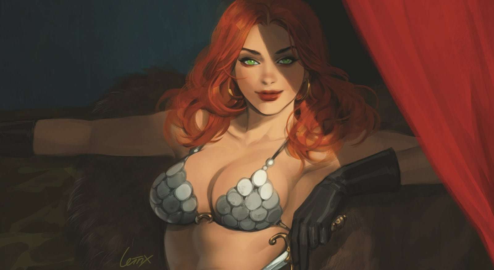 Red Sonja Noir returns for another pulp adventure with The Plunder & The Princess