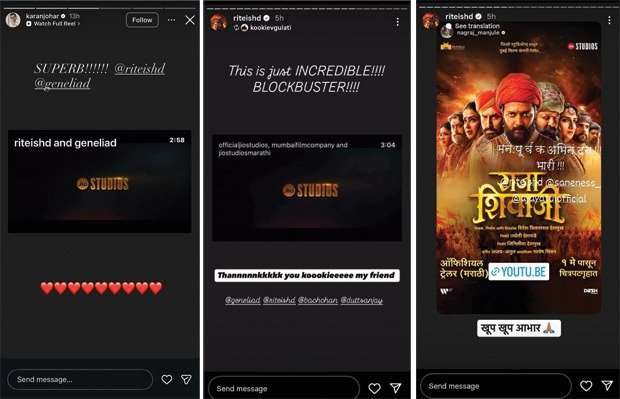 Riteish Deshmukh starrer Raja Shivaji trailer gets shoutout from Akshay Kumar, Karan Johar, Nagraj Manjule and others