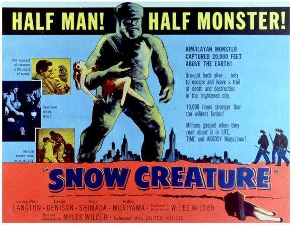 THE SNOW CREATURE 1954 film free online MOVIES & MANIA