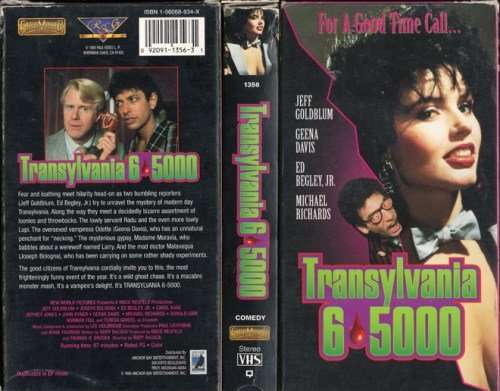TRANSYLVANIA 6-5000 Cheesy comedy horror - free on Tubi and YouTube - MOVIES & MANIA