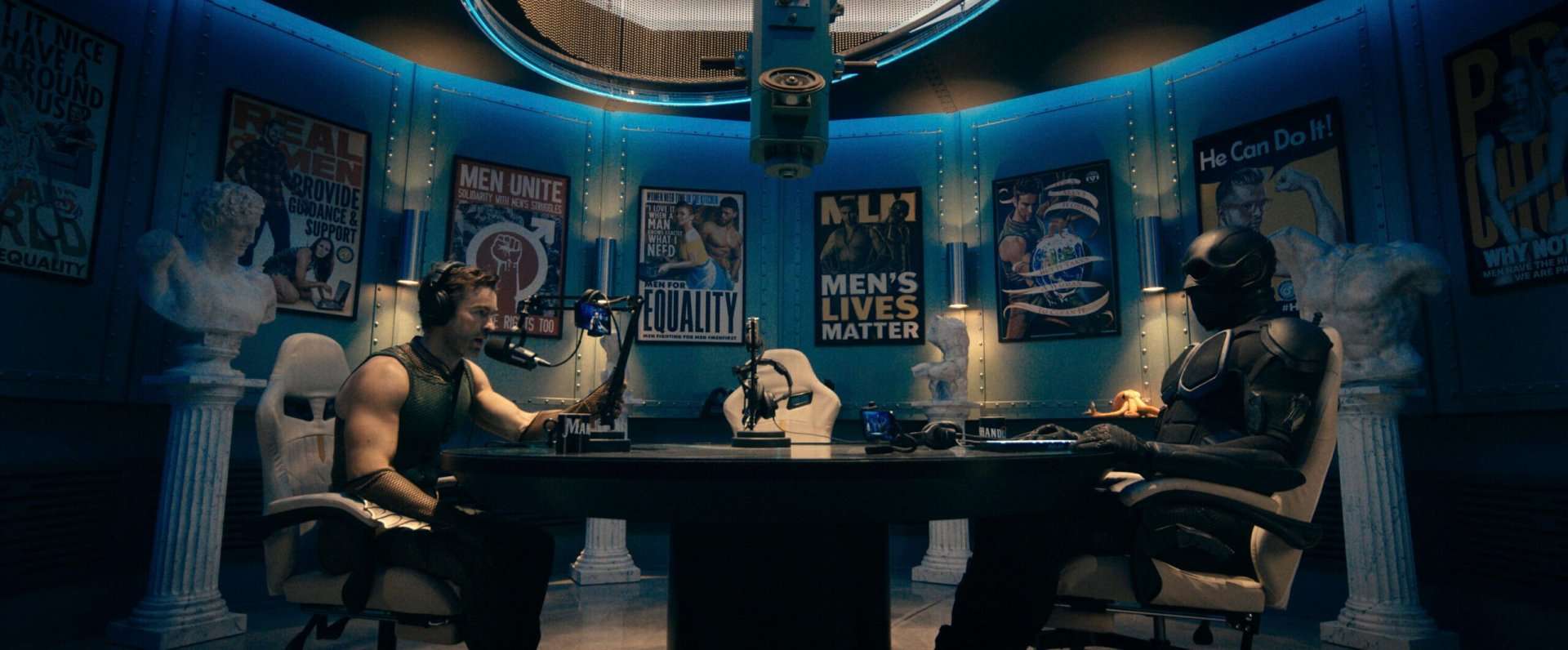 The Deep (Chace Crawford) and Black Noir (Nathan Mitchell).