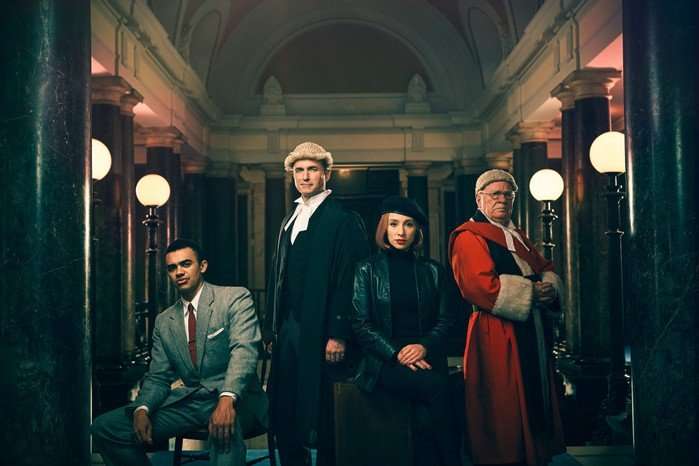 The cast of Witness for the Prosecution -