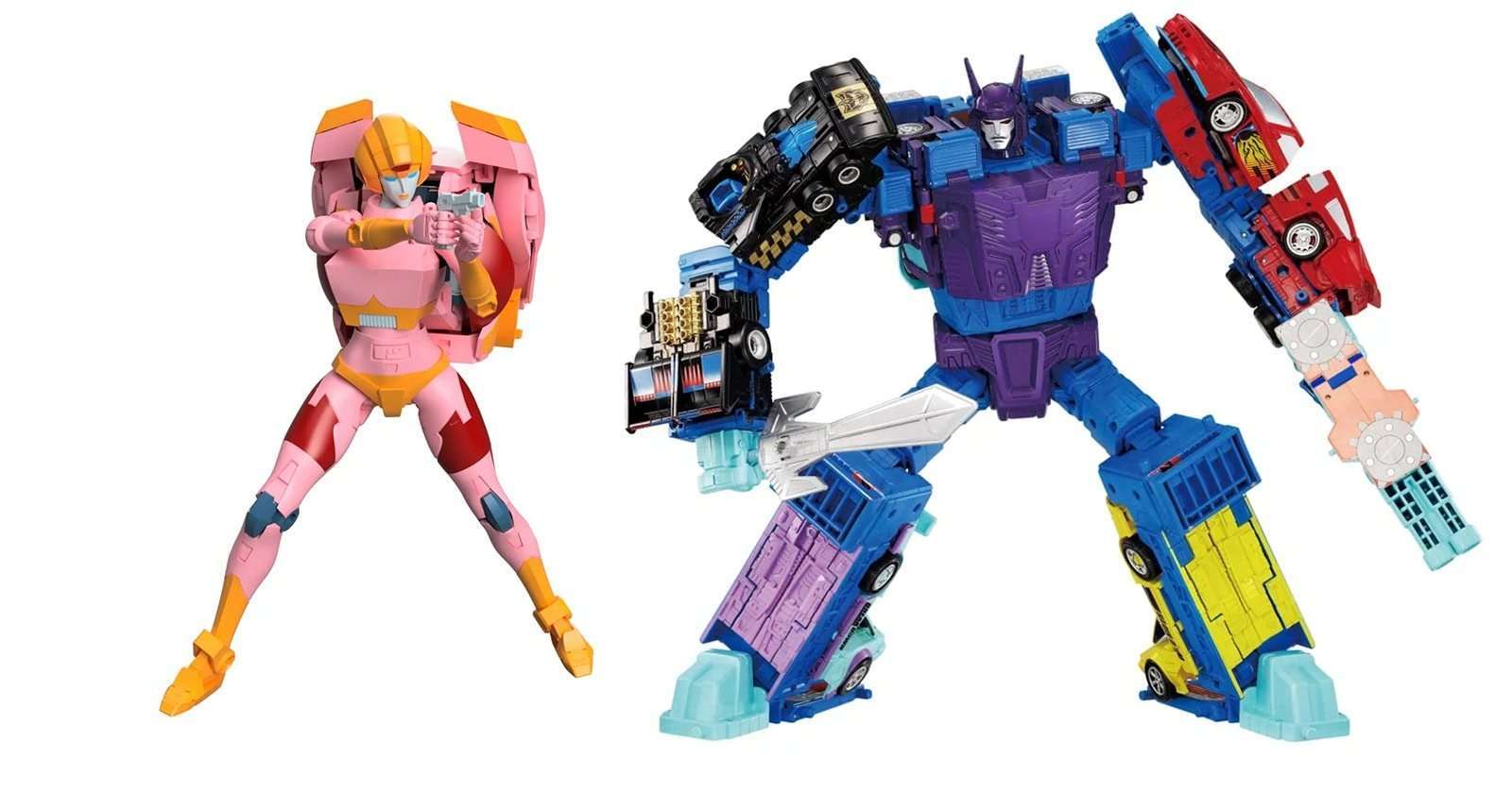 Transformers Takara Tomy Menasor and Secret Agent Arcee figures launch pre-orders from Hasbro
