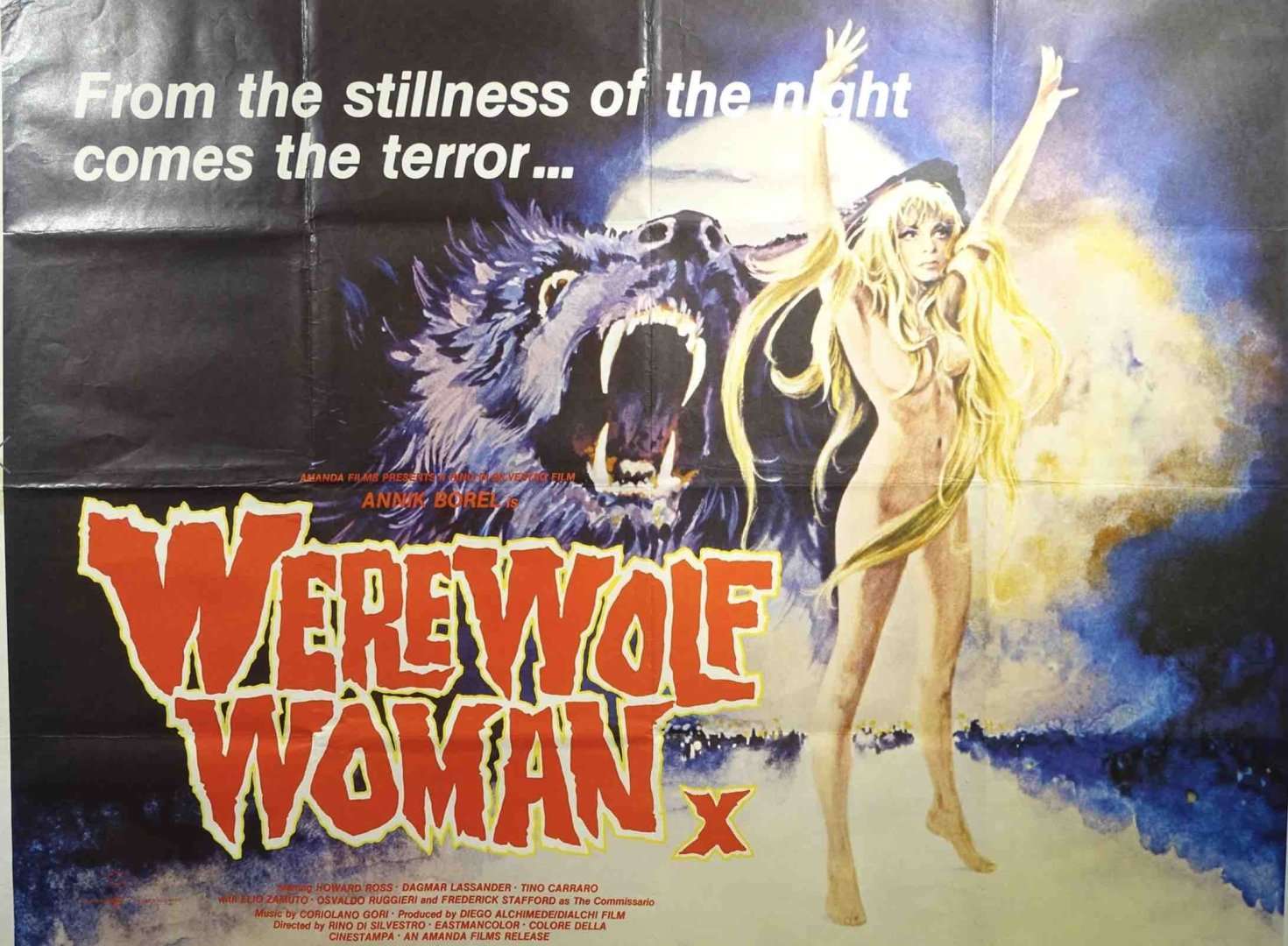 WEREWOLF WOMAN - Sleazy '70s Italian horror - free online - MOVIES & MANIA