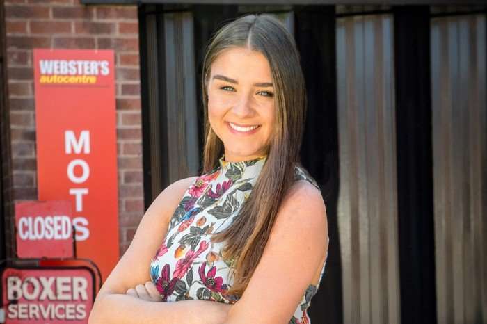 Brooke Vincent as Sophie Webster on Coronation Street