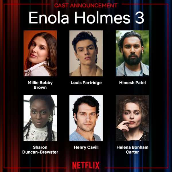 Enola Holmes 3 Cast