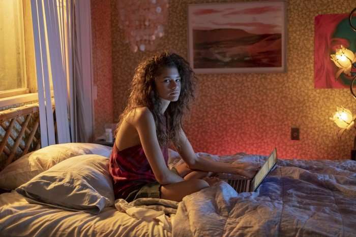 Zendaya as Rue Bennett in Euphoria.