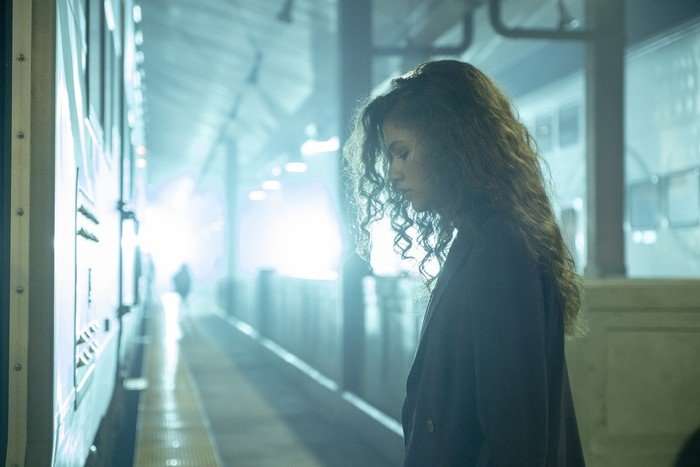 Zendaya as Rue Bennett in Euphoria.