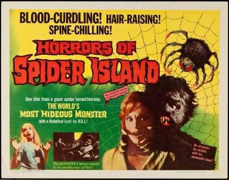 HORRORS OF SPIDER ISLAND - free on Plex, Tubi and YouTube (b/w and colour) - MOVIES & MANIA
