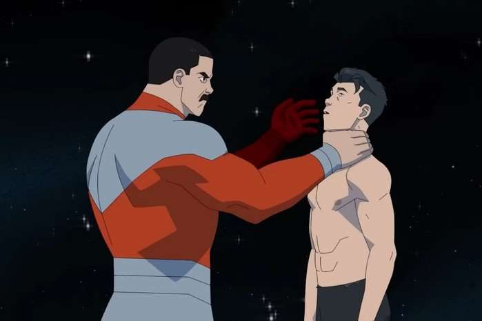 Mark being defeated by Thragg in Invincible season 4, which is part of why he says yes at the end of the episode 8 finale.