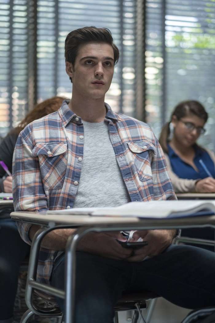 Jacob Elordi as Nate Jacobs for Euphoria.