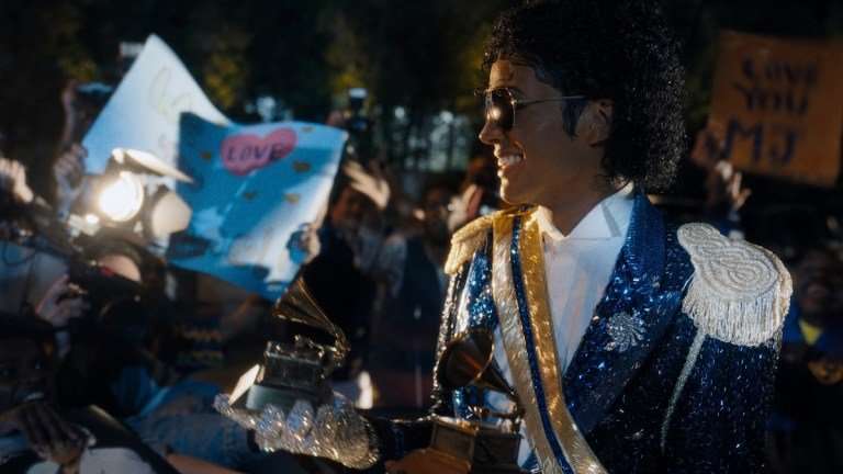 Jaafar Jackson as Michael Jackson in Michael. Photo Credit: Courtesy of Lionsgate