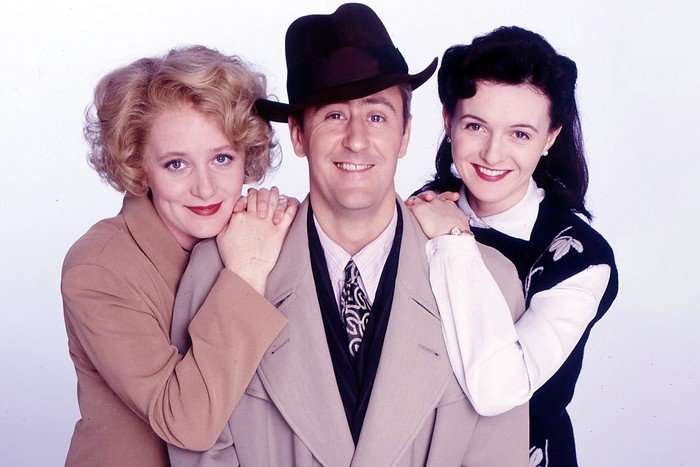 Michelle Holmes, Nicholas Lyndhurst and Dervla Kirwan in Goodnight Sweetheart