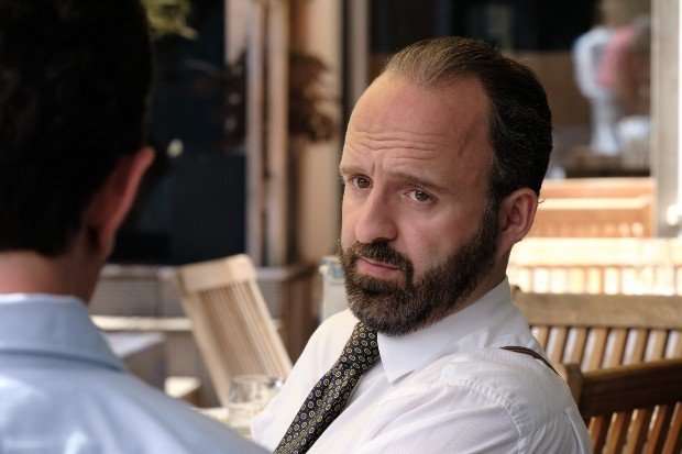 Tom Andrews as Seb Harding in Showtrial.