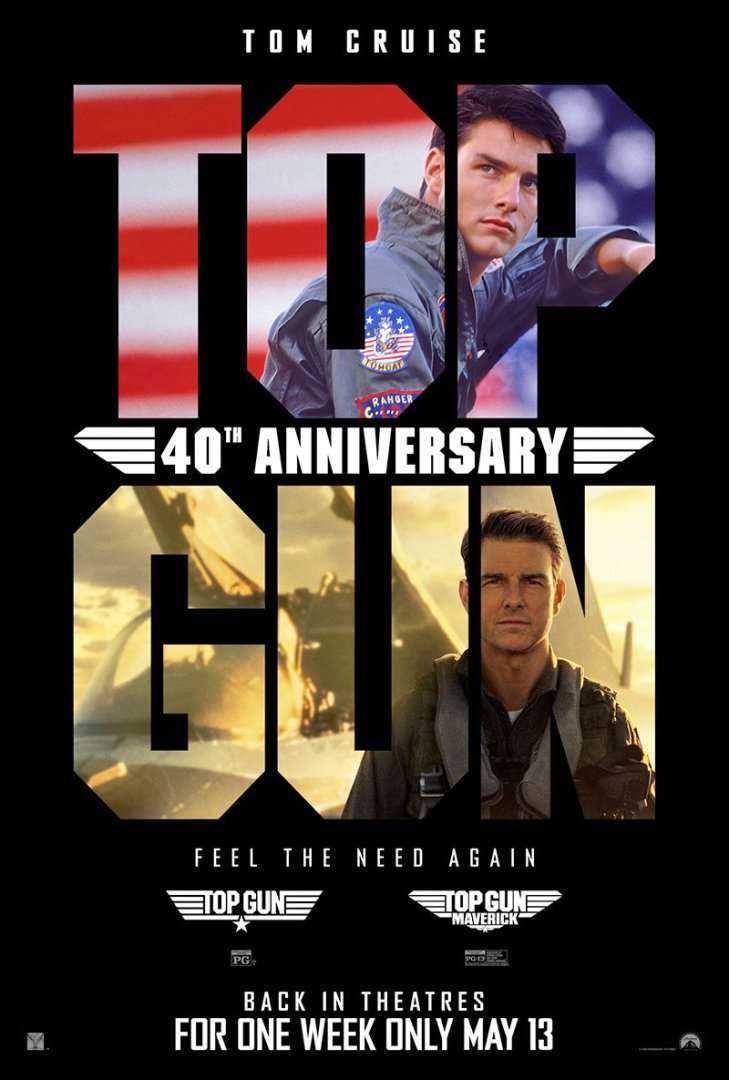 Top Gun Movie 40th Anniversary