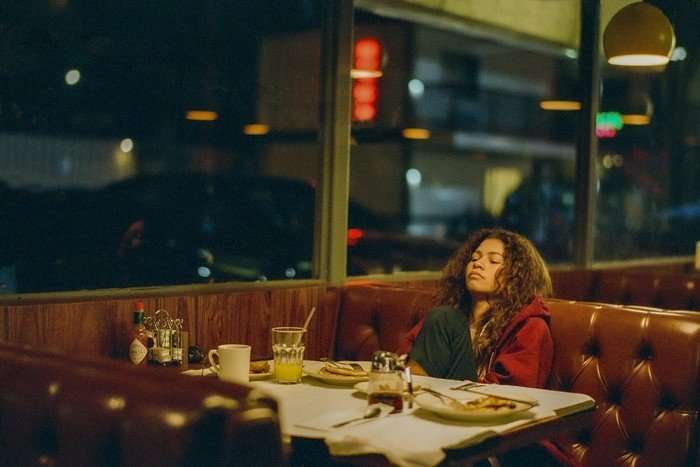 Zendaya as Rue Bennett in Euphoria.