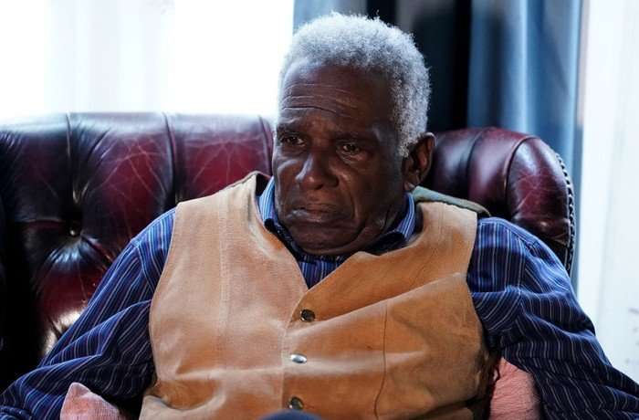 Patrick looks sad in EastEnders