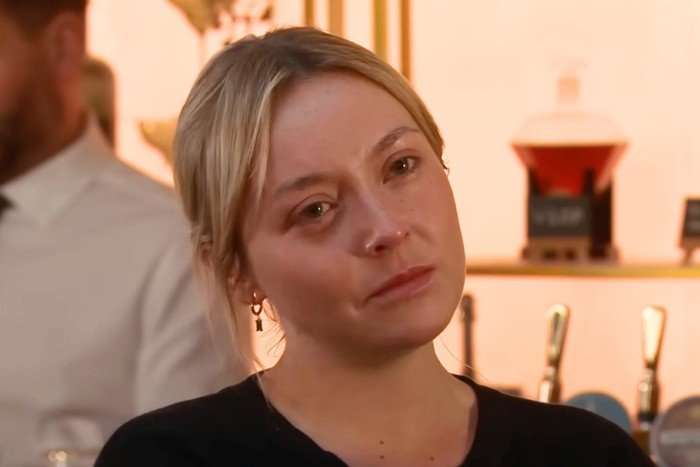 Beth Dixon in close-up as Megan Walsh in Coronation Street.