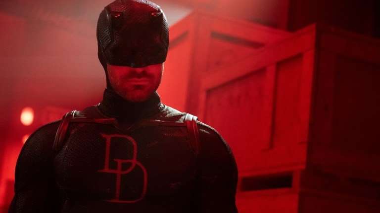 Matt Murdock/Daredevil (Charlie Cox) in Marvel Television's DAREDEVIL: BORN AGAIN, exclusively on Disney+. Photo by Jojo Whilden. &copy; 2026 MARVEL.