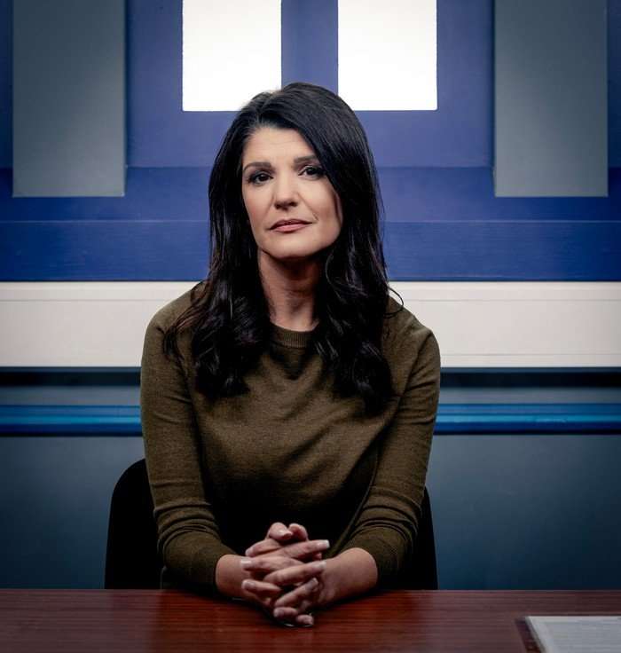 Danielle sits in a police interview room in Coronation Street