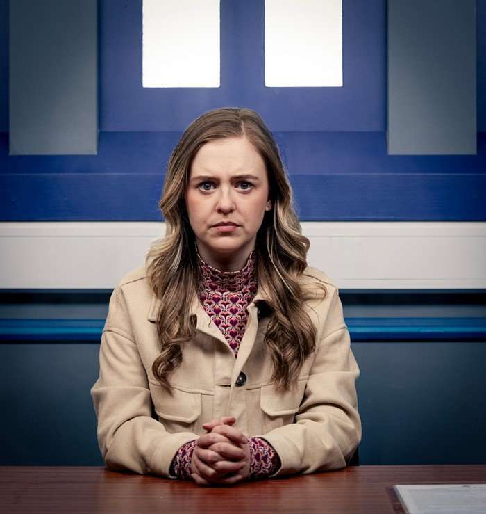Summer sat in a police interview room in Coronation Street.